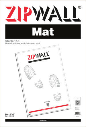 Zipwall mat